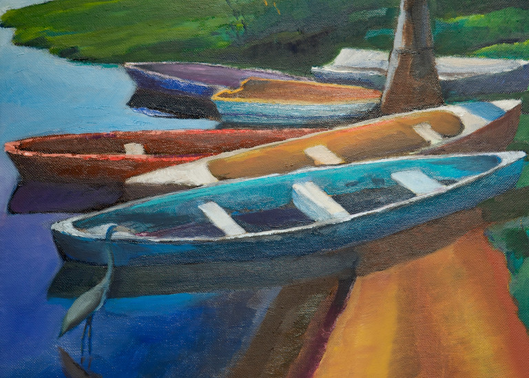 Valentin Boats #1 Art | Dave Lambeth Fine Art