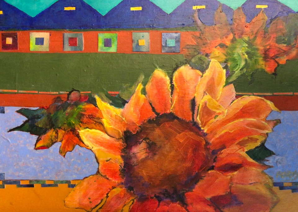Taos Sunflower Art | PoroyArt