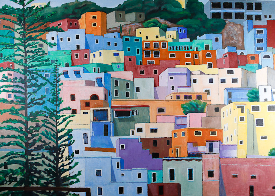 Guanajuato Hillside Art | Dave Lambeth Fine Art