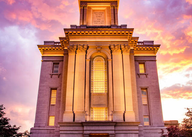 Philadephia Temple  - Sunset