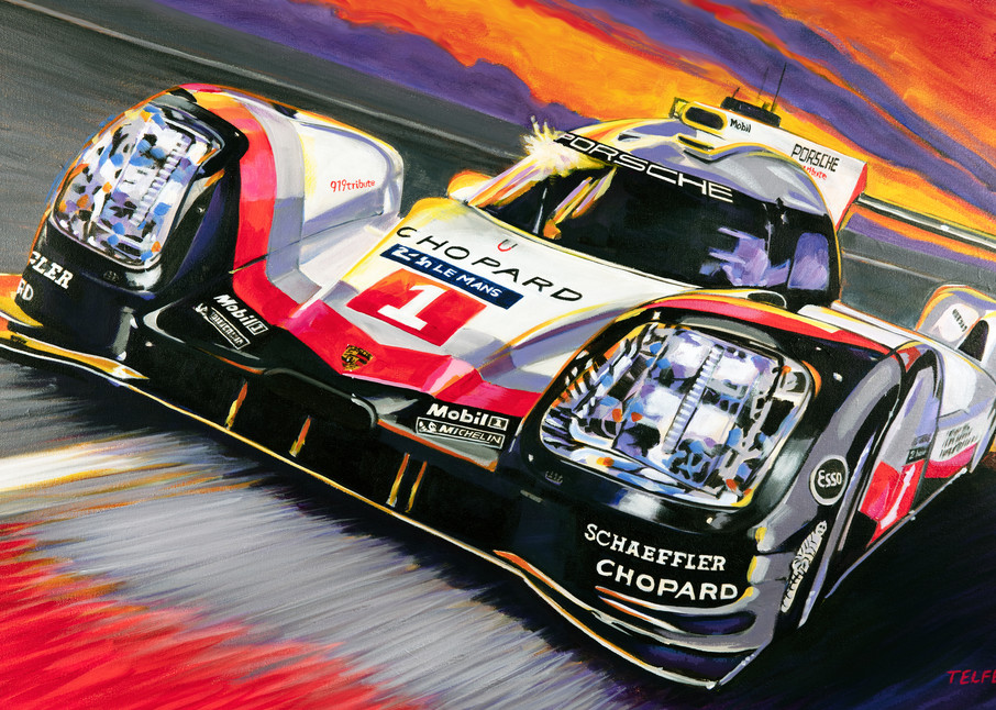 Porsche 919 Le Mans Art | Telfer Design, Inc.