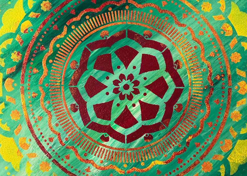 Green Mandala Art | Marci Brockmann Author, Artist, Podcaster & Educator