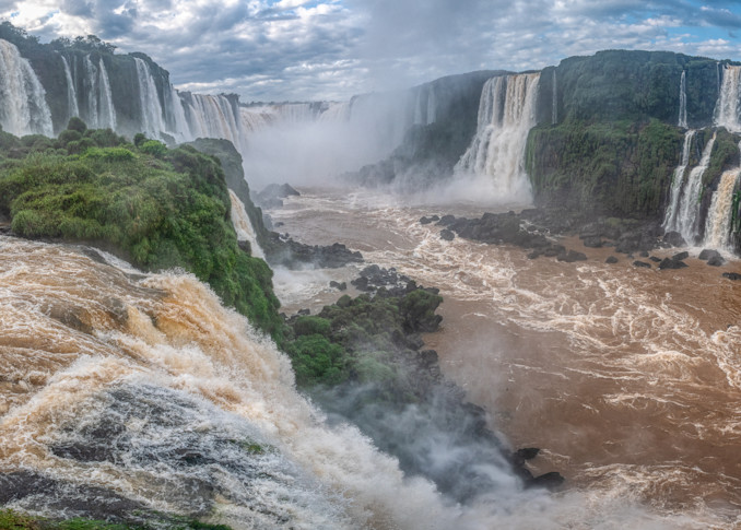 Iguassu Falls Panorama Photography Art | Peter Batty Photography