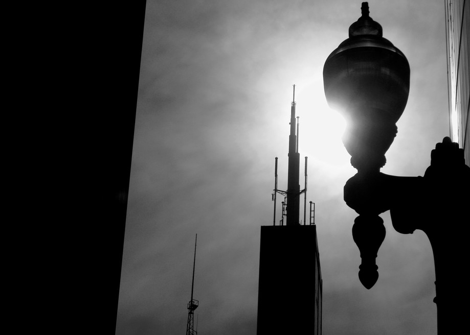  Skyscraper Silhouette, Chicago Photography Art | Peter Welch