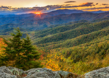 Sunset Blowing Rock Art | Red Rock Photography