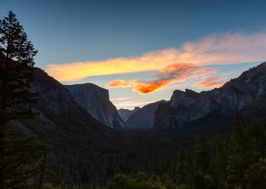 Tunnel View Sunrise Photograph For Sale As Fine Art