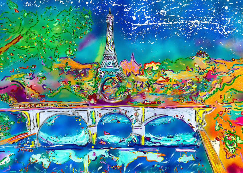 A Night In Paris | Places Art | JD Shultz Art