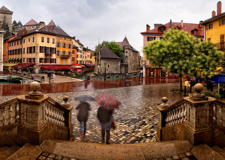 Rainy Afternoon In Annecy Photography Art | templeimagery