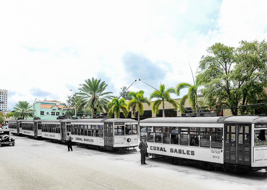 First Day Of Streetcars   Coral Gables Art | Mark Hersch Photography