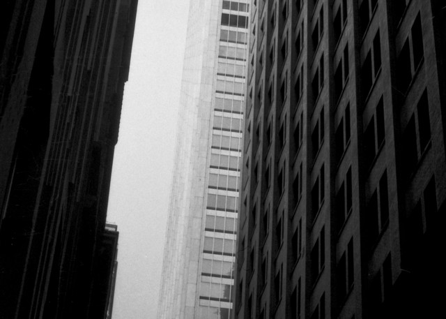 Manhattan Chase Leaning Photography Art | Peter Welch