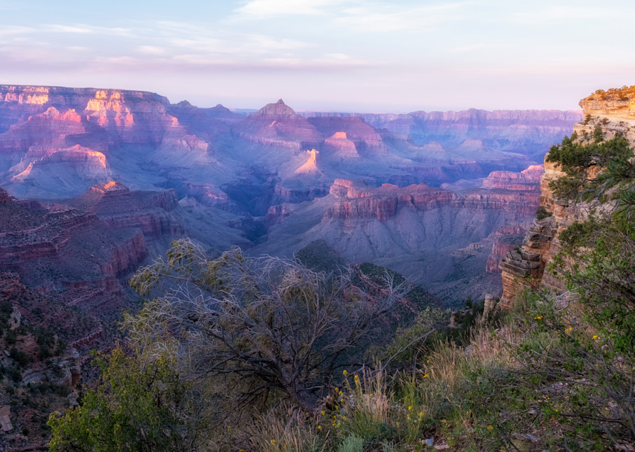 A Photograph of a sunset at the Southern Rim of the Grand Canyon.