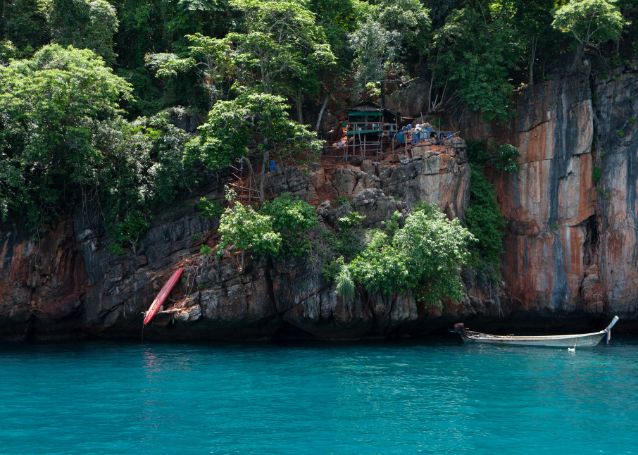 Shack On The Cliff   Phi Phi Islands Art | Creative i