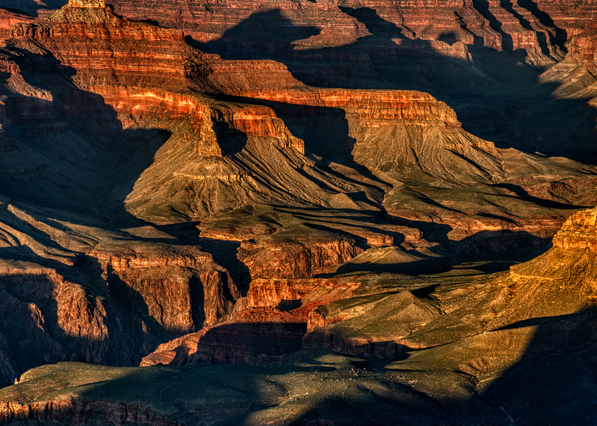 Grand Canyon Shadows, 2019. Photography Art | Tom Stahl Photography