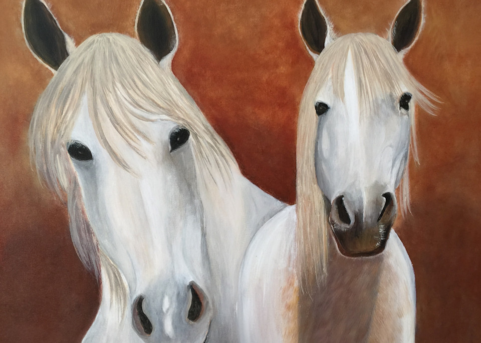 White Horses Art | Marie Art Gallery