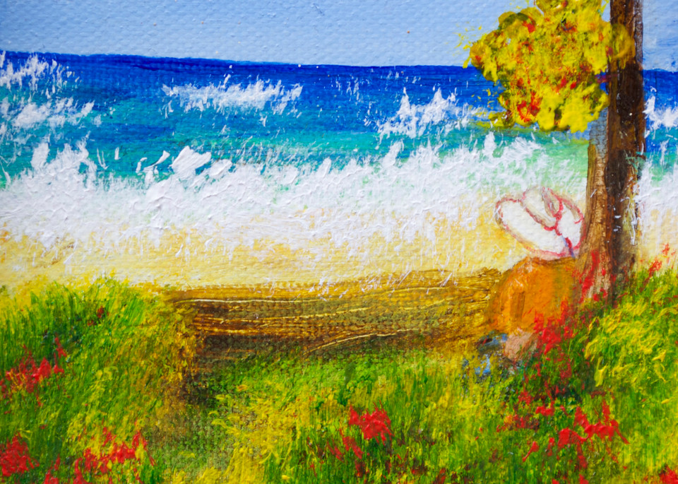 Relaxing By The Sea Art | Marie Art Gallery