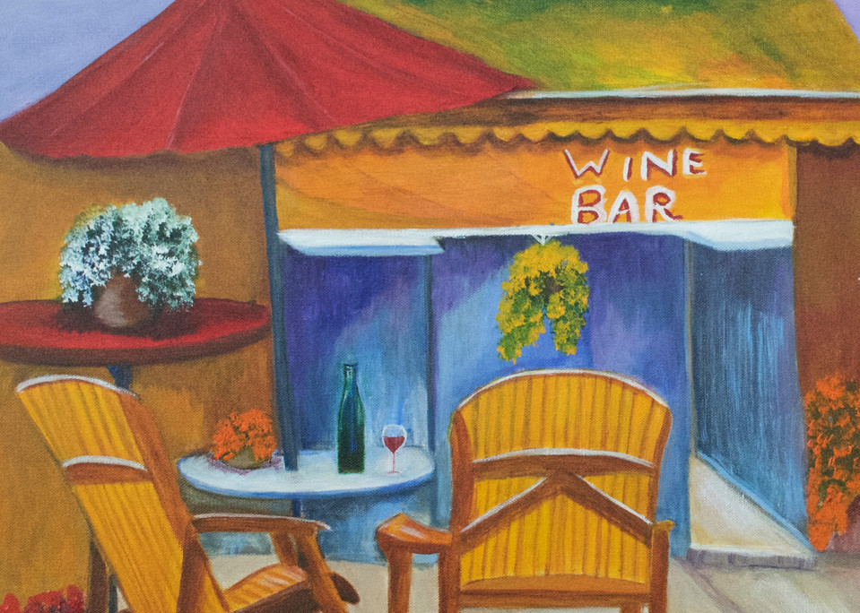 Wine Bar Art | Marie Art Gallery