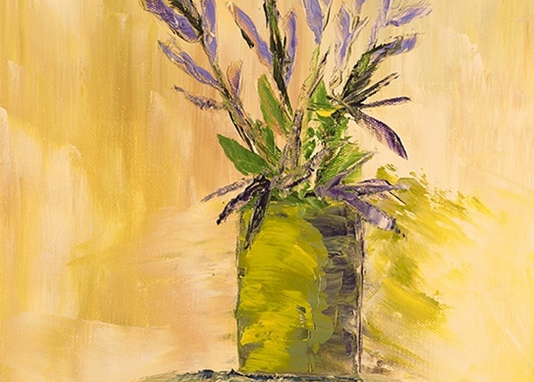 Purple Flowers Art | Marie Art Gallery