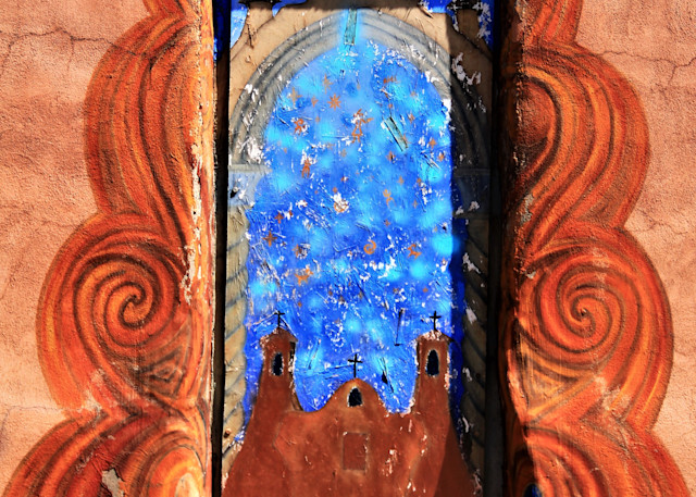 04  Door Of The Star Church  Santa Fe, New Mexico Photography Art | RuddFotos