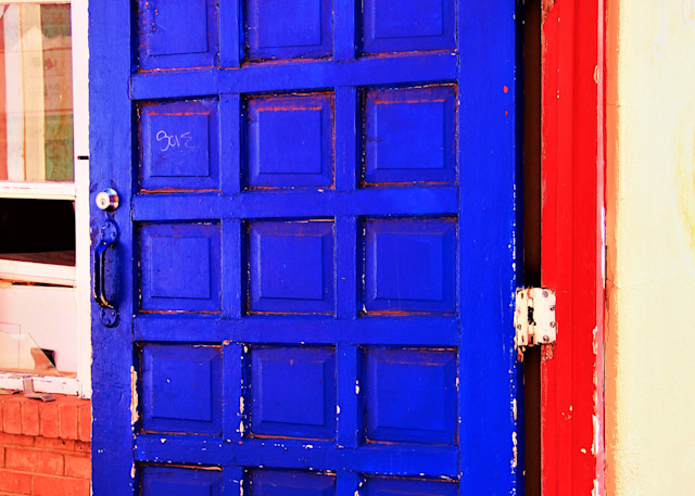 03  Blue Door  Santa Fe, New Mexico Photography Art | RuddFotos
