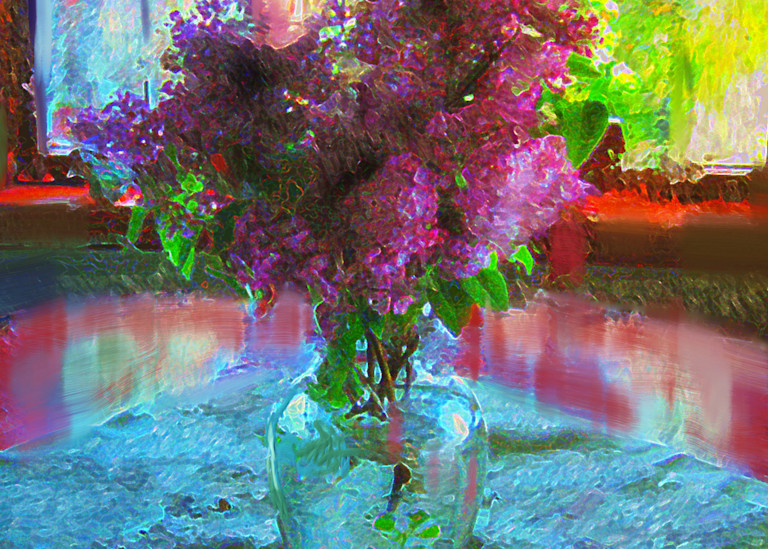 Sparkling Lilac Art | Carla Dreams