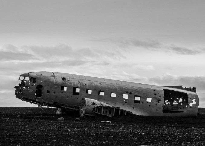 Plane Wreck Iceland Photography Art | Kit Noble Photography