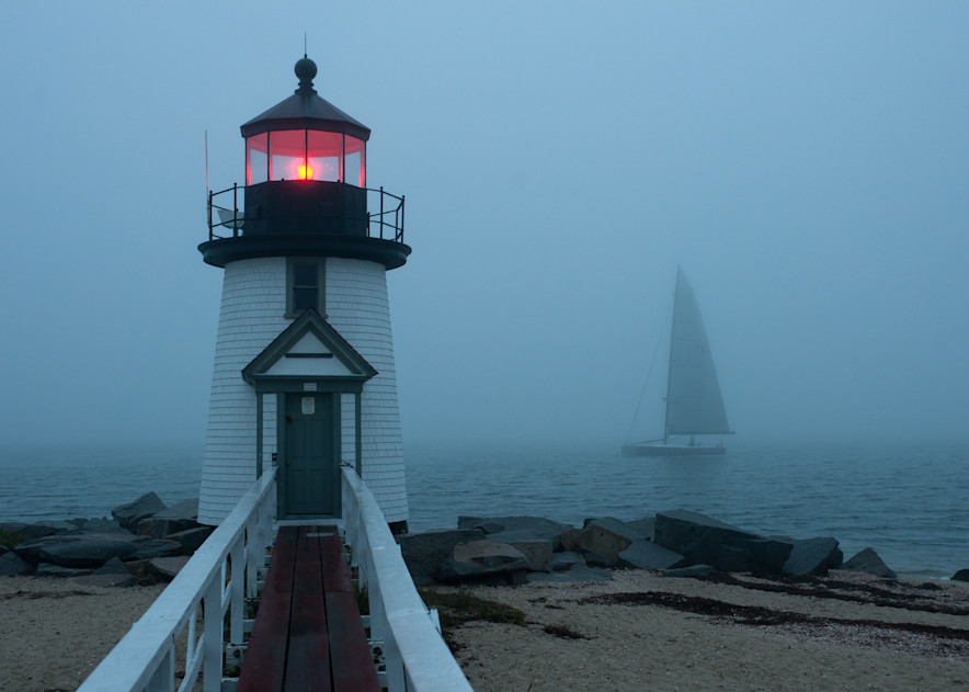 Sail In The Fog Photography Art | Kit Noble Photography