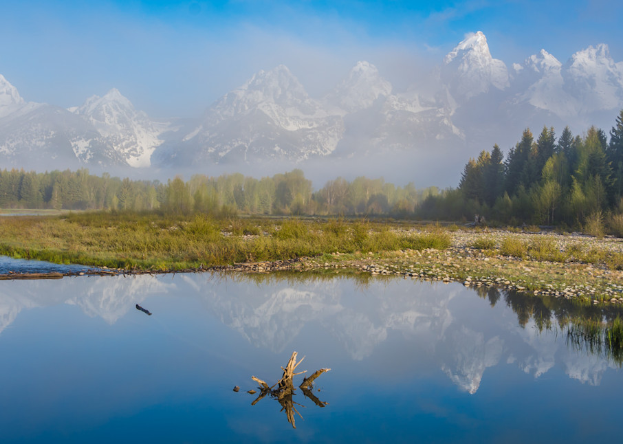 Reflections At Schwabacher Landing I Photography Art | Connie Villa Photography