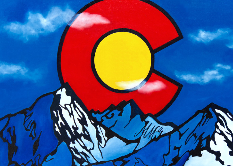 Colorado Tribute (No Logo) Art | MMG Art Studio | Fine Art Colorado Gallery