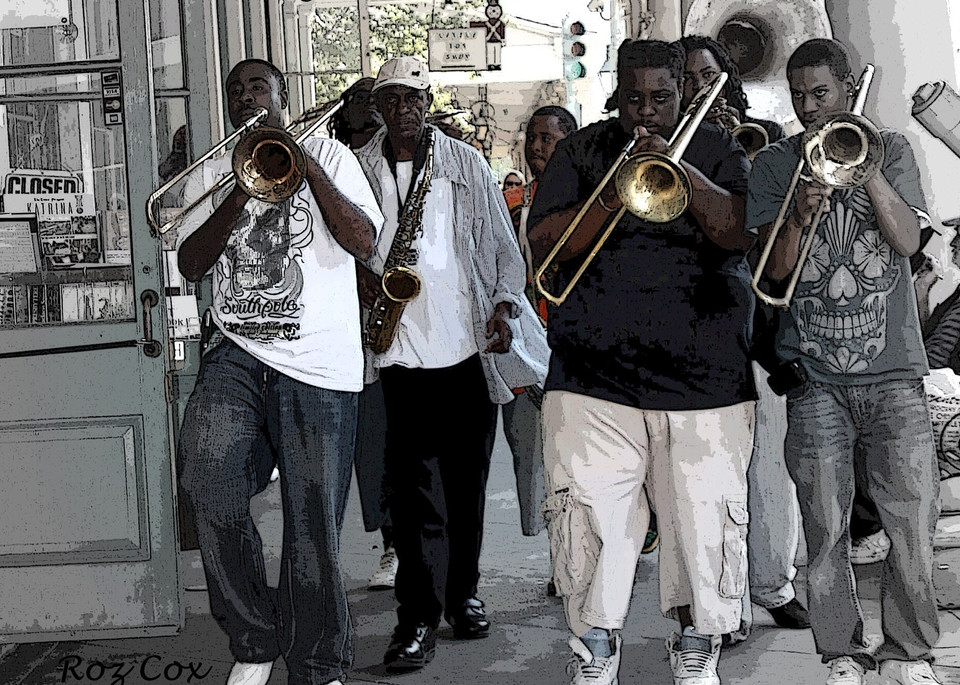 Sidewalk band Decatur Street