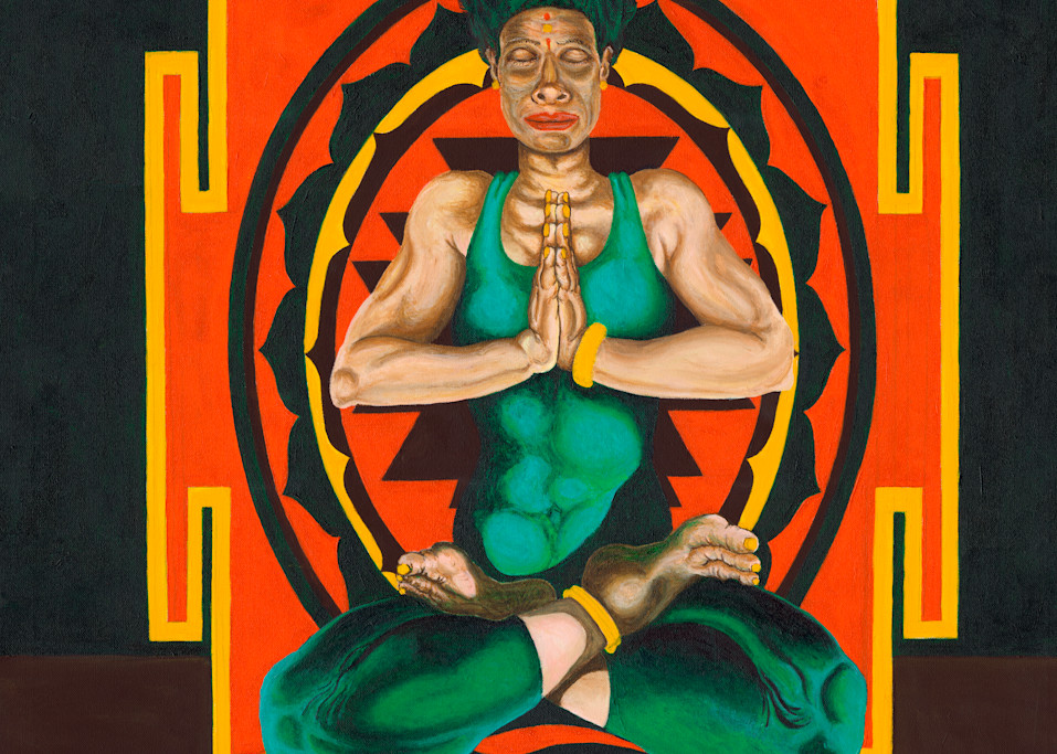 Full Lotus Pose Art | Damon Powell - Artist & Theologian