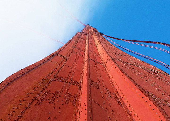 Golden Gate Bridge No. 5, print of photograph of Golden Gate Bridge, San Francisco for sale as digital art by Maureen Wilks