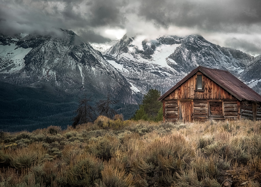 Sawtooth Lonely Cabin