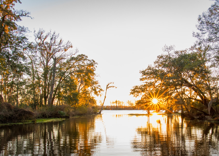 Madisonville sunset - Louisiana photography prints