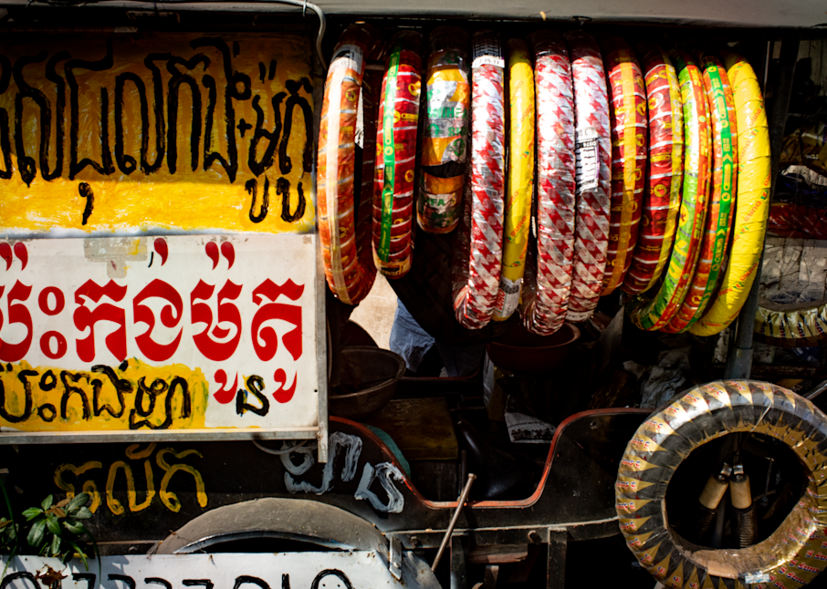 Tires Shop, Phnom Penh Photography Art | Photography's Dead