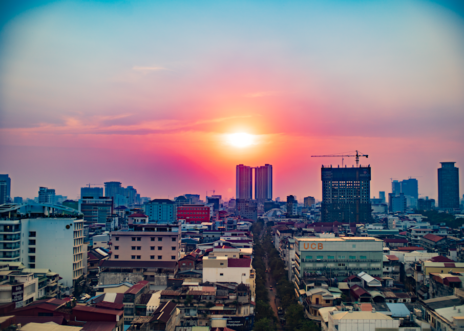 Sunset #4, Phnom Penh Photography Art | Photography's Dead