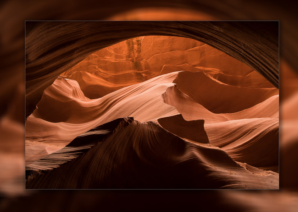 Antelope Canyon   Curved 3D Photography Art | Whispering Impressions
