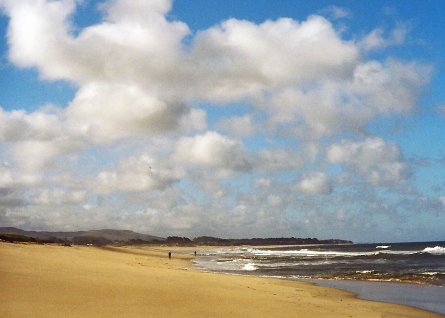 Half Moon Bay Beach And Clouds Photography Art | David Louis Klein