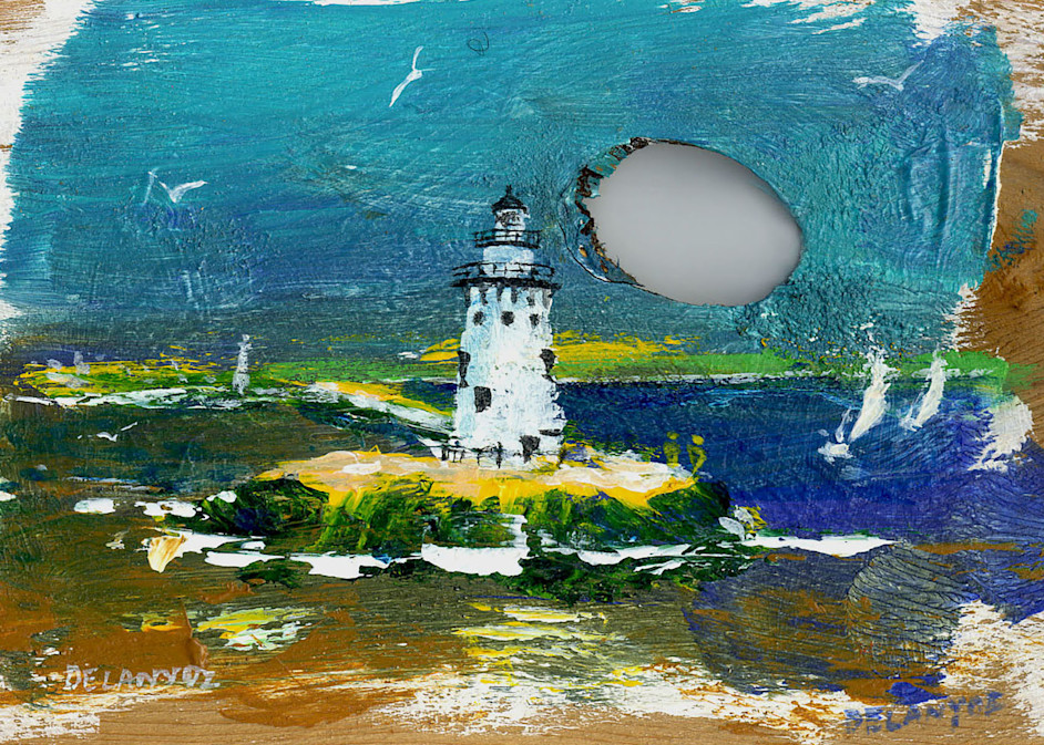 Saybrook Breakwater Lighthouse Art Print 