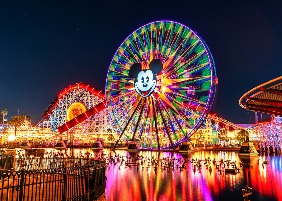 Pixar Pier and Mickey Mouse at California Adventure - California Adventure Photos