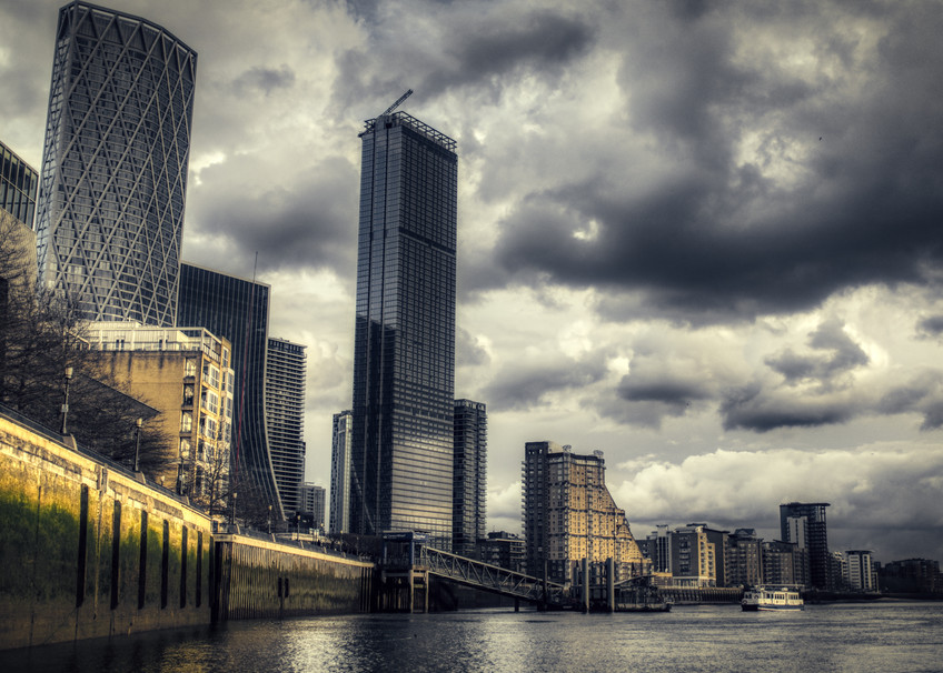Low Tide At London's Docklands Art | Martin Geddes Photography