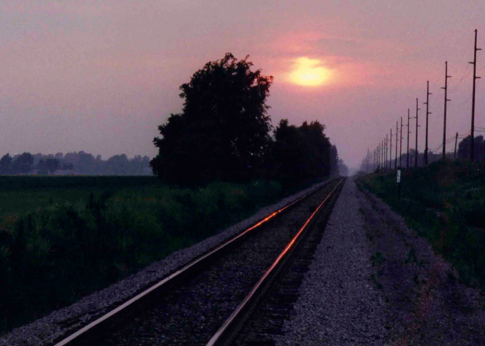 Sunset on the Tracks  |  June Bell Artist