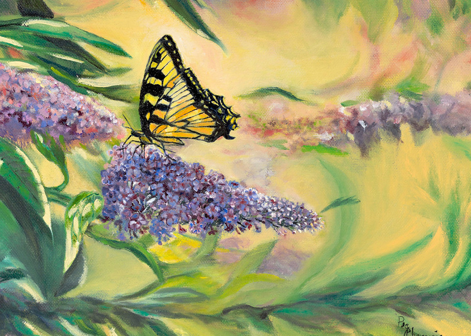 Butterfly Too, From an Original Oil Painting