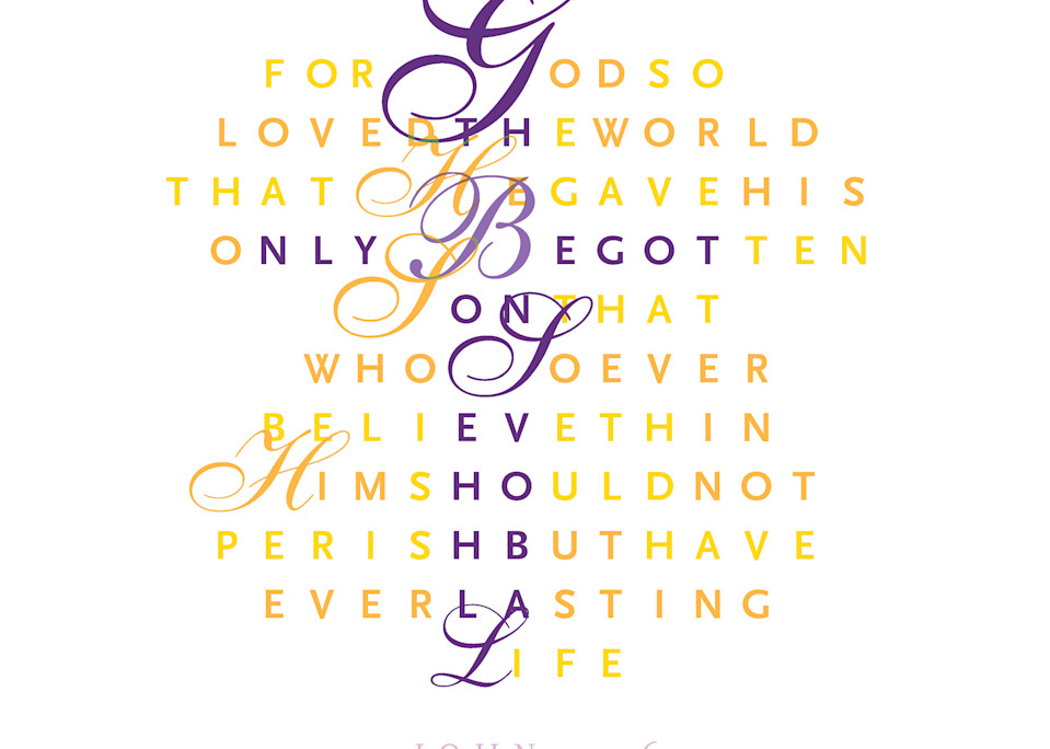 Easter Verse from John 3:16