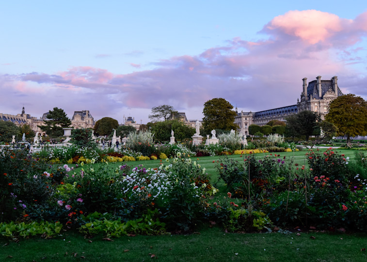 Louve From Tuileries Garden At Sunset 1 Of 1 Photography Art | Steve Rotholz Photography