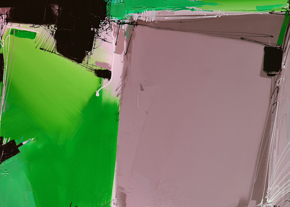 Quartertone In Green Art | Michael Mckee Gallery Inc.