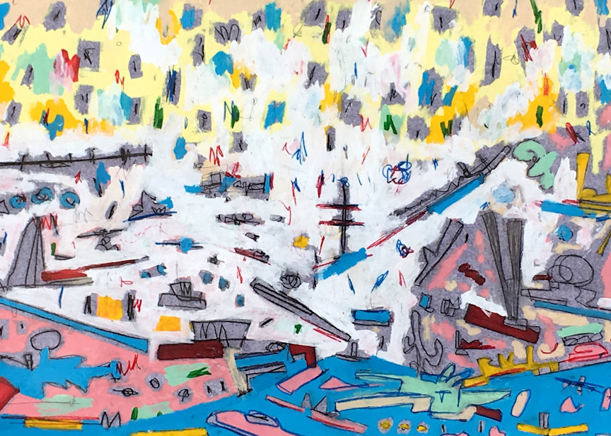 Decisive Moment By The Harbor Art | Wet Paint NYC