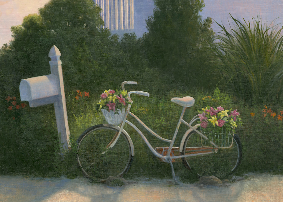 old-bike, bike-flower-basket, 