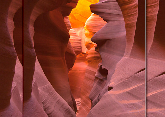 Antelope Canyon   Corkscrew Pano 3D Photography Art | Whispering Impressions