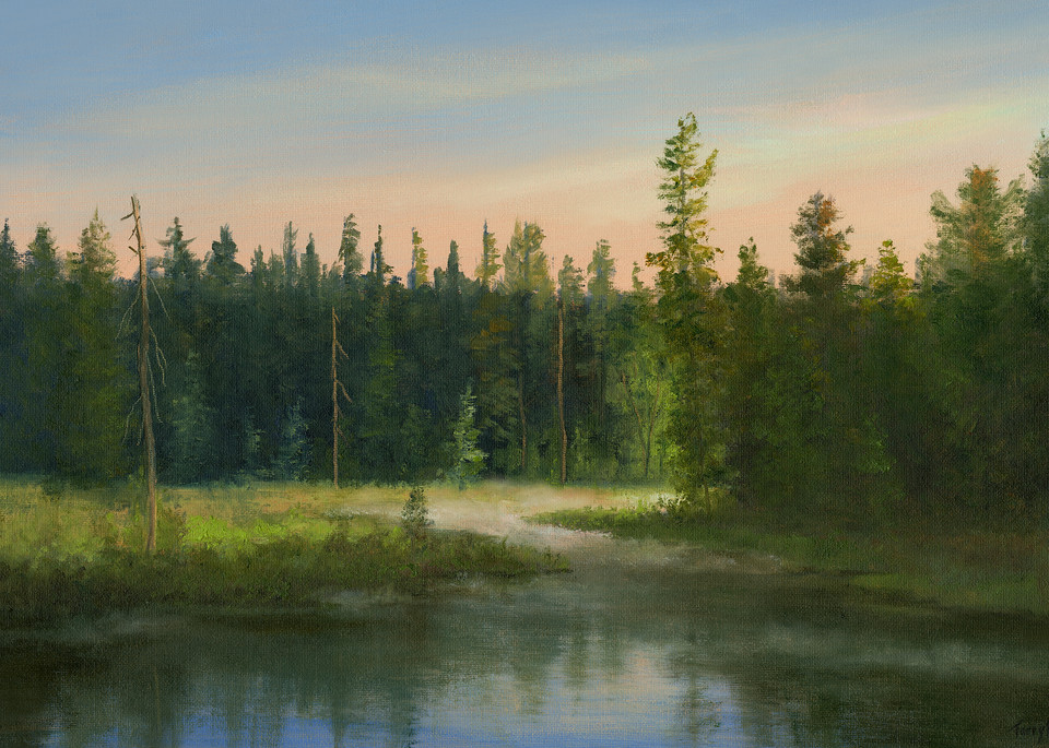 *Misty Morning At My Favorite Adk Marsh Art | Tarryl Fine Art