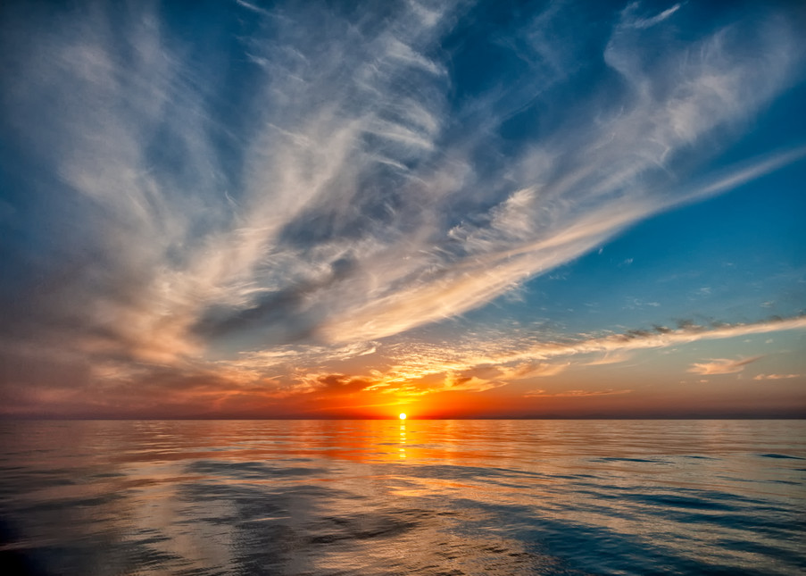 Setting Sun in the Sea of Cortez | Seascapes Collection | CBParkerPhoto Art